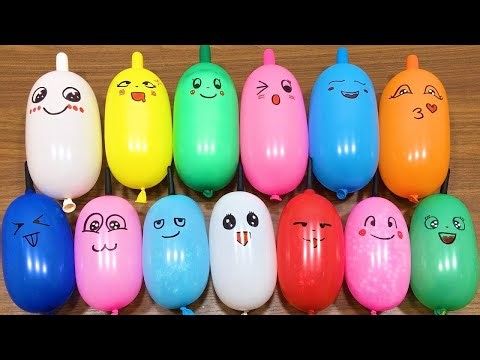 Making Slime With Transparent Balloons - Relaxing Sound -Satisfying Slime - NO EDITING VIDEO #4k