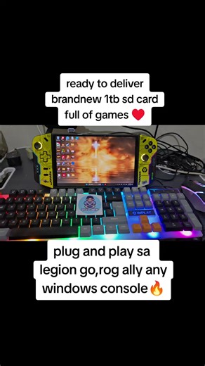 boss fritz ng cavite 😍 ito na po order mo 🔥 brandnew sd card 1tb 😊 full of games na po ♥️ plug and play sa legion go, rog ally and any windows console 😍 salamat po sa tiwala 💯✔️ #ThankYouLord #JayceeGaming #sdcard #LenovoLegionGO #ROGAllyX