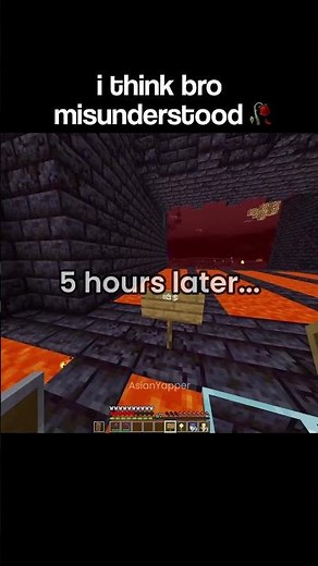Minecraft Friend Moment