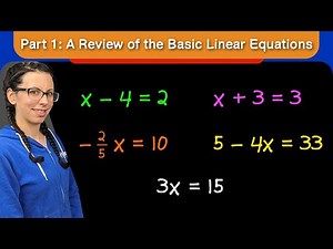 Lesson: The Basics of Linear Equations