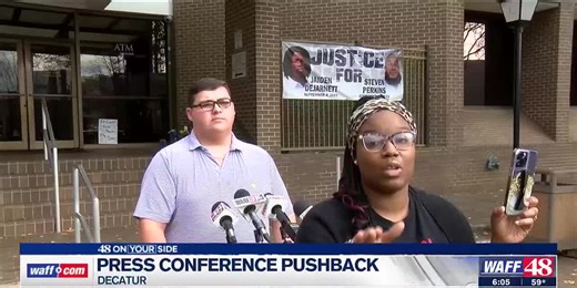 Hunter Pepper hosts press conference addressing firing of 3 Decatur Officers