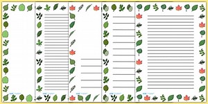 Leaf Page Borders