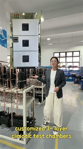 10 sets customized 3-layer climatic test chamber on installation. #factory #engineering #battery