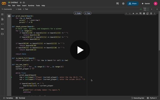 #internship #secondtask #learningbydoing #grateful #professionaldevelopment #milestone #python #gamedevelopment #softwaredevelopment #tictactoe | Shaik Johnsaida