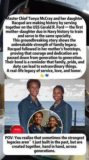 Mother & Daughter Make Navy History Together!
