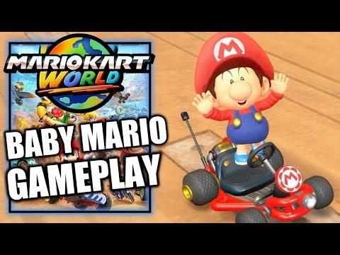 Mario Kart World – Baby Mario Gameplay