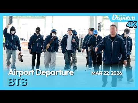 BTS, Incheon International Airport DEPARTURE