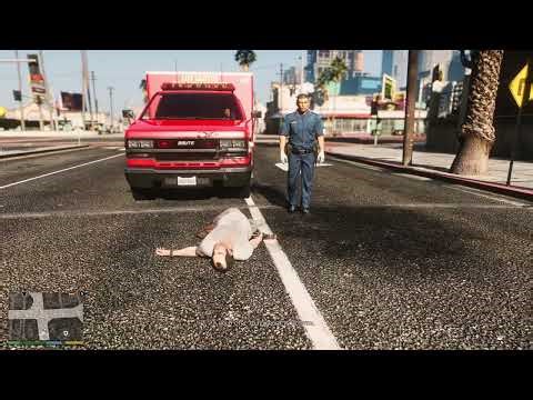 GTA V Enhanced Ambulance Ride mods Testing