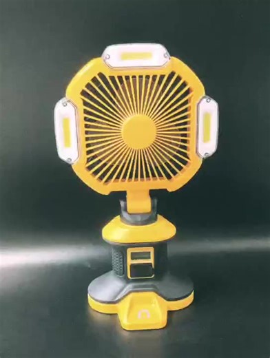 Portable handheld 20 watt rechargeable magnetic fan COB LED working light