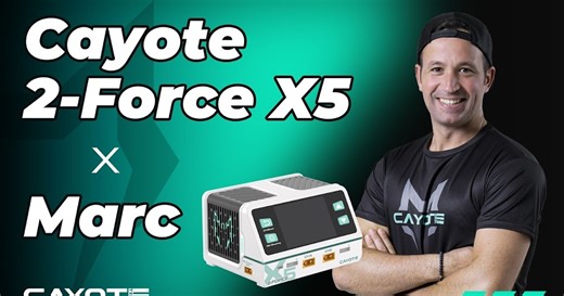 Marc Rheinard選手が「Cayote 2-Force X5 Charger」を紹介
