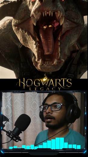 Hogwarts Legacy | The dragon tried to kill me ! 😳 #gaming #hogwartslegacy #hogwarts #shorts