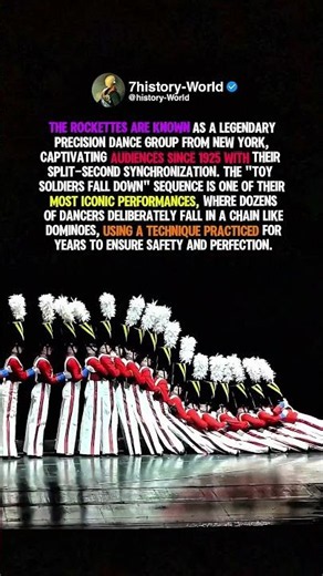 the rockettes: the legendary precision dance and toy soldiers fall down