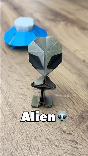 👽EASY ORIGAMI ALIEN TUTORIAL | HOW TO MAKE ORIGAMI ALIEN FROM PAPER STEP BY STEP