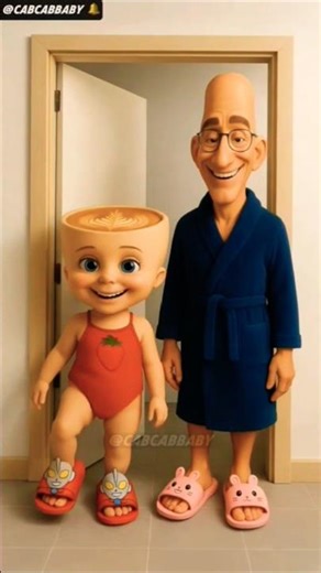 she wears WRONG Slippers 🤣😂 #shorts #funny #viral #viralvideo