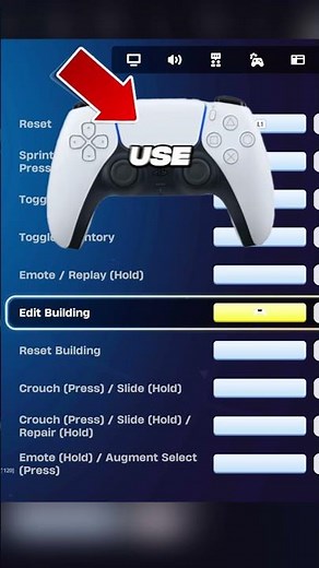 The Best Non Claw Binds For Controller Players In Fortnite! 🎮 #Shorts #Fortnite