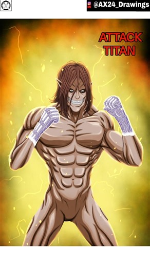 Eren Yeager/Attack Titan - Drawing | #anime