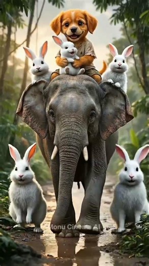 A Puppy’s Courage – Saving the Little Rabbit