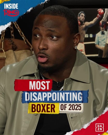 Most Disappointing Boxer of 2025 Revealed by Experts