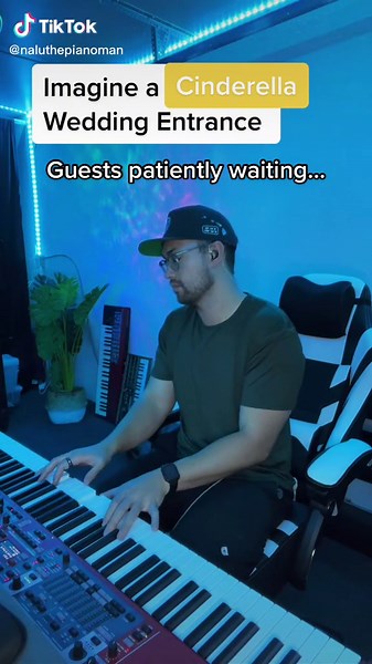 Magical Cinderella Wedding Entrance