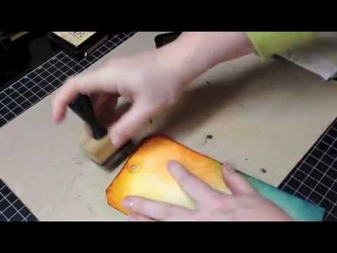 How to Blend and Apply Tim Holtz Distress Inks