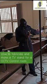 How to set up a multiple TV stand in a CCTV Control room. #CCTV Installations. Contact: 0757844268
