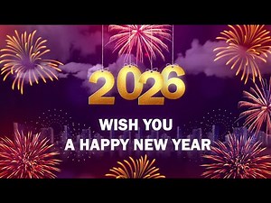 2026 Wish You a Happy New Year 🎶 | Happy New Year Song | New Year Wishes