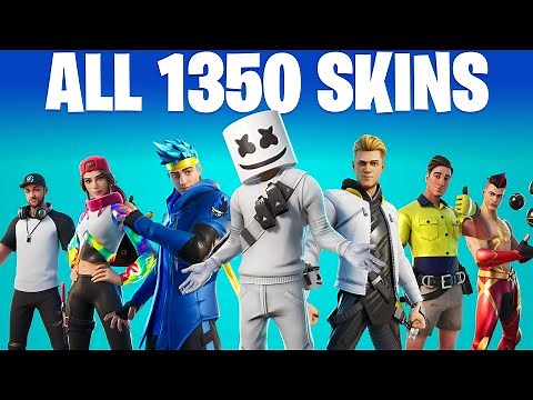 FORTNITE ALL SKINS (All 20 Seasons)