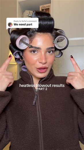 Replying to @Sofia YOU GUYS?! omg 😍 #heatlessblowout | heatless curls