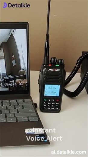 AI intrusion detection with instant voice alert