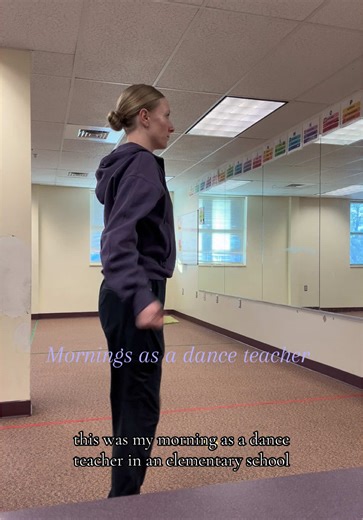 Morning Routine of a Dance Teacher in Elementary School