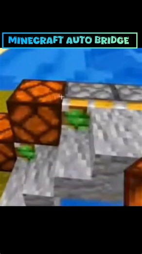 Minecraft auto bridge 😱