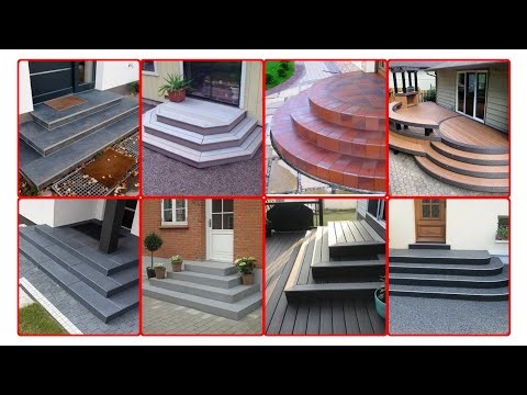 Front Door Step Stairs Design | Main Door Step Design, House Entrance Door Design, Front Step,