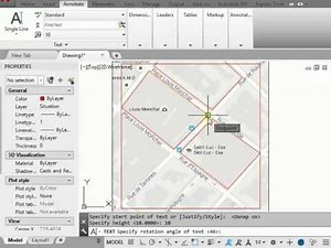 Autocad Plan de Situation
