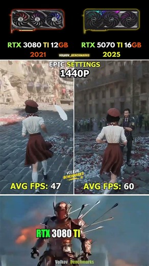 RTX 5070 Ti vs RTX 3080 Ti - Who Lost Free Performance? #pcgaming