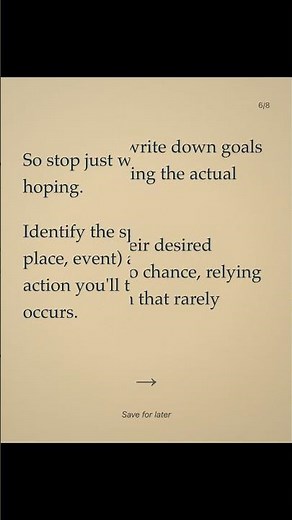 The simple hack to actually achieve your goals ... #Shorts