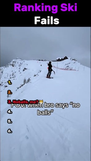 Funniest Ski Fails Ever ⛷️😂 #Shorts