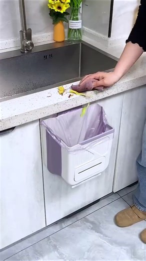 🗑️ Foldable Dustbin That Saves Space Instantly |