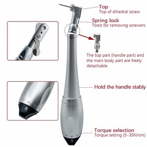 [Hot Item] Low Speed Handpiece for Dentist Dental Handpiece Accessories Straight Head