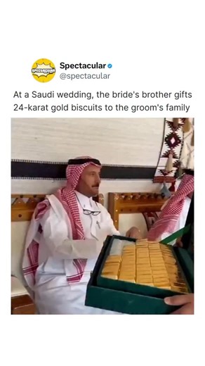 Spectacular | At a Saudi wedding where tradition and elegance filled the room, the bride’s brother made a gesture no one saw coming. Not flowers. Not a... | Instagram