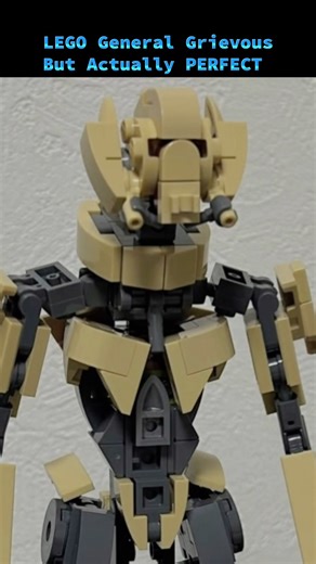 This LEGO General Grievous is WILD! #lego #legos #legostarwars #starwars #legosets #legotoys #toys