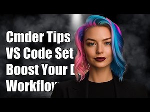 How to use Cmder in Visual Studio Code?