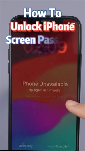 How to unlock iPhone screen passcode #iphoneunlock #iphonescreen #iphonemagic #iphonerepair #iphone