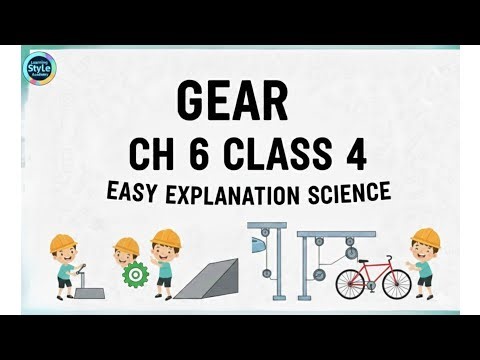 What is a Gear? | Simple Machines | Class 4 Science Chapter 6 | Easy Explanation
