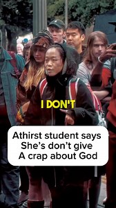 An atheist tells Cliffe Knechtle, “I don’t give a crap about God.” 😐 Cliffe responds: God still cares about her, even when she doesn’t care about Him. ❤️ Do you think God ever gives up on someone? 💔😭 #jesus #thebible #christianity #cliffeknechtle #jesuschrist | Haus of God