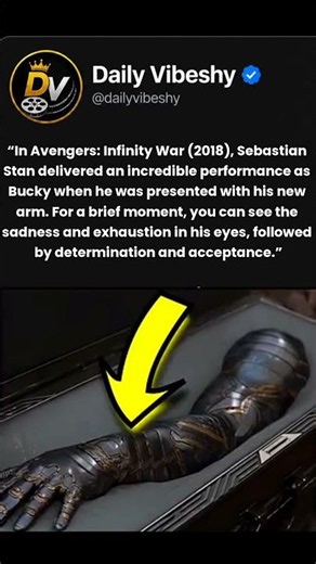 Bucky’s Emotional Moment in Avengers: Infinity War 😢 | The Arm Scene