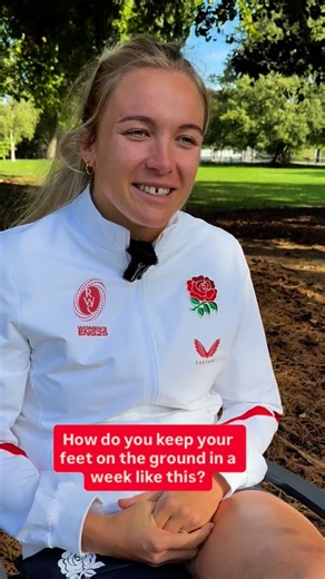 Zoe Aldcroft, England captain: “It’s about holding onto that ball a little more.” As the @redrosesrugby captain gets set to lead her side in a @rugbyworldcup final, @zoealdcroft_ spoke about what it will take. Interview for @talksport. | Nick Heath