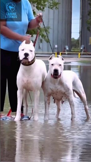 The Dogo Argentino Couple: Strength and Loyalty Together
