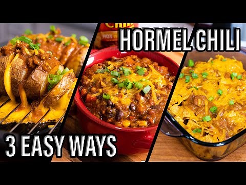 HORMEL Chili - 3 Easy Ways