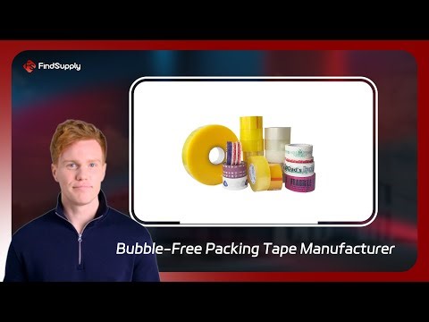 Bubble-Free Packing Tape Manufacturer