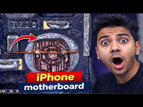 iPhone Motherboard Flying Line Repair 😳 |